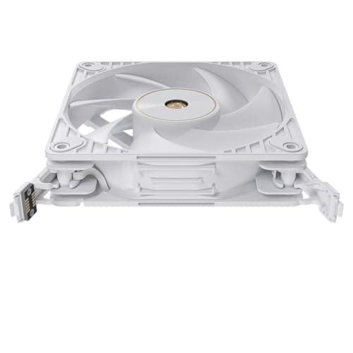 ASUS ProArt PF120 Triple Pack PMW-Ventilatoren mit 120 mm, hohe Leistung, 28 mm Rahmen, LCP-Flügel, leiser Betrieb, Präzisionstechnik, Kettenverbinder, Weiß Bild 8