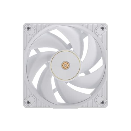 ASUS ProArt PF120 Triple Pack PMW-Ventilatoren mit 120 mm, hohe Leistung, 28 mm Rahmen, LCP-Flügel, leiser Betrieb, Präzisionstechnik, Kettenverbinder, Weiß Bild 6