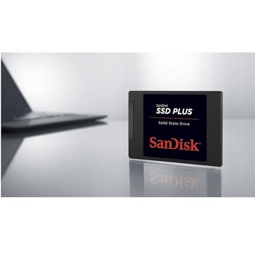 SanDisk SSD Plus interne SSD Festplatte 240 GB (schnelleres Hoch,-Herunterfahren und Laden, Lesegeschwindigkeit 530 MB/s, Schreibgeschwindigkeit 440 MB/s, stoßfest) Festkörper-Laufwerk SSD Plus 240 GB SATA SSD Bild 4