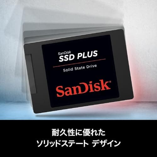 SanDisk SSD Plus interne SSD Festplatte 240 GB (schnelleres Hoch,-Herunterfahren und Laden, Lesegeschwindigkeit 530 MB/s, Schreibgeschwindigkeit 440 MB/s, stoßfest) Festkörper-Laufwerk SSD Plus 240 GB SATA SSD Bild 6