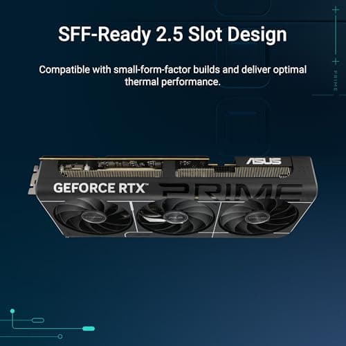 Asus TUF Gaming GeForce RTX ™ 5080 16GB GDDR7 Gaming Grafikkarte (PCIe® 5.0, HDMI®/DP 2.1, 3.6-Slot, Komponenten in Militärqualität, schützende PCB-Beschichtung, Axial-Tech-Lüfter, Dampfkammer) Bild 4