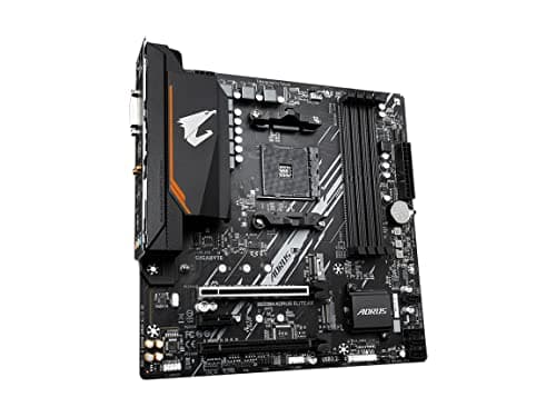 GIGABYTE B550M AORUS Elite AX Mainboard – AMD Ryzen 5000 CPUs, 5+3 Phasen VRM, bis zu 4733 MHz DDR4, 1xPCIe 4.0 + 1xPCIe 3.0 M.2, Wi-Fi 6E, 1GbE LAN, USB 3.2 Gen 1 Bild 6