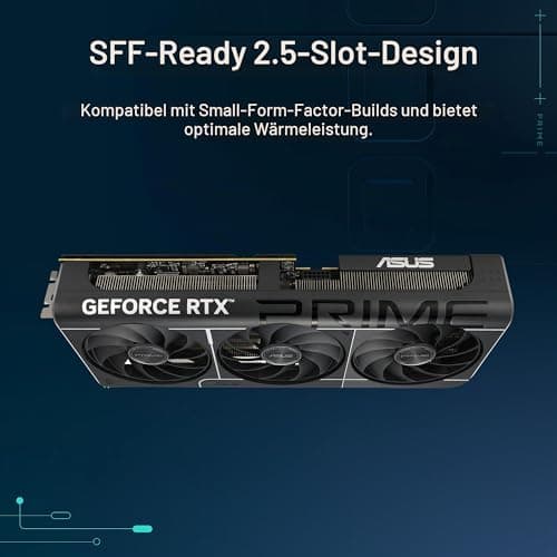ASUS Prime GeForce RTX 5070 12GB GDDR7 OC Edition Gaming Grafikkarte (NVIDIA Blackwell Architektur und DLSS 4, 2,5-Slot Design, SSF, PCIe 5.0, 3X DisplayPort 2.1b, 1x HDMI 2.1b) Bild 4