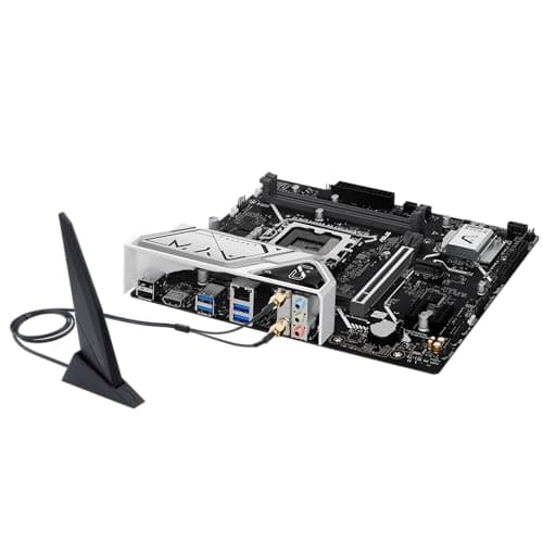 ASUS B760M-AYW WiFi D4 II Intel B760 (LGA 1700) mATX Micro ATX Mainboard, PCIe 5.0 x16 Unterstützung, Zwei M.2-Slots, DDR4, Realtek 2,5 GB Ethernet, Wi-Fi 6, HDMI, SATA 6 Gbit/s, USB Frontal 5 Gbit/s Bild 8