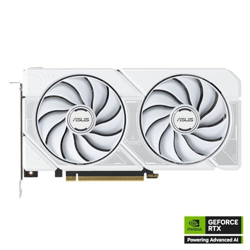 ASUS Dual GeForce RTX 5060 Ti 8GB GDDR7 White OC Edition Gaming Grafikkarte (Nvidia Blackwell FP4 und DLSS 4, 2,5-Slot, PCIE 5.0, 1x HDMI 2.1b, 3X DisplayPort 2.1b, Weiß, DUAL-RTX5060TI-O8G-WHITE) Bild 4