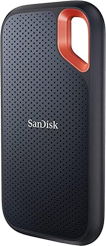 SANDISK Extreme Portable SSD 1 TB (tragbare NVMe SSD, USB-C, bis zu 1.050 MB/s Lesen, bis 1.000 MB/s Schreiben, Wasser- und staubbeständig) Schwarz 2. Portable 1.050MB/s 1 TB Schwarz Bild 2