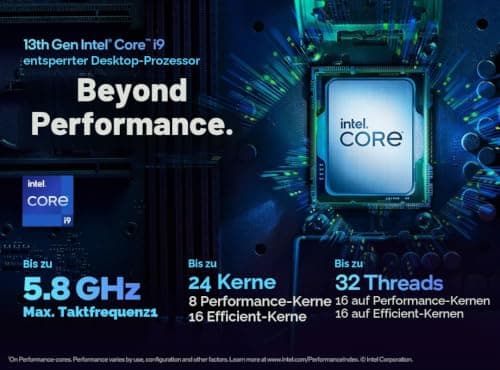 Intel Core i9-13900K Desktop-Prozessor, 24 Kerne (8 P-Kerne und 16 E-Kerne) 36 M Cache, bis zu 5,8 GHz Bild 4