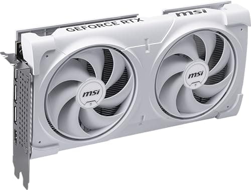 MSI Gaming RTX 5060 Ti 8G Ventus 2X OC White Grafikkarte (8GB GDDR7, TBA-Bit, Extreme Performance:TBA MHz, DisplayPort x3 2.1a, HDMI 2.1b, NVIDIA Blackwell Architecture) Bild 6