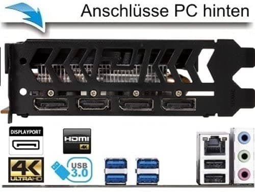 shinobee High End Gaming PC AMD Ryzen 7 5700X 16 Threads 4.60GHz - GeForce RTX 5060 8 GB - 32 GB DDR4-1 TB SSD NVME - Windows 11 - WLAN - Gamer PC Computer Rechner - #8021 Bild 2