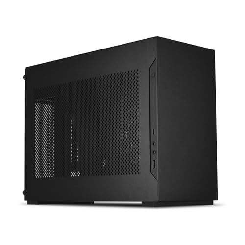 Lian Li DAN Cases A4-H2O Mini-ITX Gaming PC Gehäuse Schwarz | Kompaktes SFF Case aus Aluminium & Stahl mit PCIe 5.0 Riserkabel Bild 2