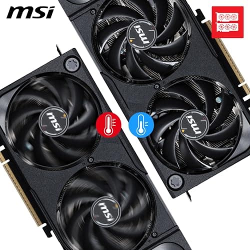 MSI GeForce RTX 5070 Ti 16G Shadow 3X OC — 16GB GDDR7 (28Gbps/256-bit), PCIe 5, Boost: 2482 MHz, HDMI 2.1b, DisplayPort 2.1b Bild 6