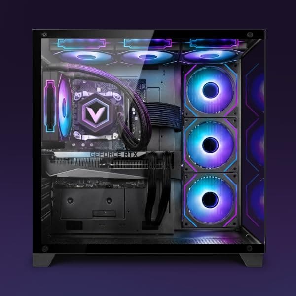 Vibox VIII-23 Gaming PC • Intel Core i9 12900KF 16-Kern • Nvidia RTX 5070 Ti 16GB • 32GB RAM • 1TB NVMe SSD • Windows 11 • WLAN 6 + Bluetooth 5.4 Schwarz 1 TB 32 GB RTX 5070 Ti Windows 11 Home Bild 2
