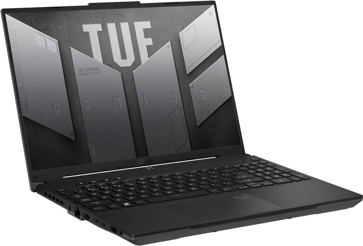 ASUS TUF Gaming A16 Laptop | 16 Zoll FHD+ 165Hz 100% sRGB | AMD 8-Core Ryzen 7 7735HS | 16GB DDR5 512GB SSD | Radeon RX7700S 8GB Grafik (>RTX4060) | Hintergrundbeleuchtetes USB-C USB4 Win11Pro Schwarz 16GB DDR5 | 512GB SSD Bild 5