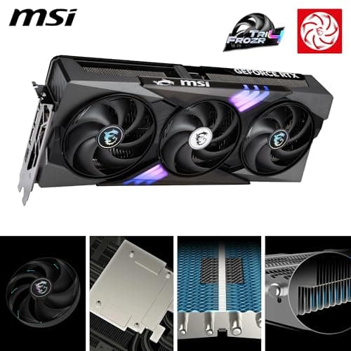 MSI GeForce RTX 5070 12G Gaming Trio OC - 12GB GDDR7 (28Gbps/192-bit), PCIe 5, Boost: 2610 MHz, HDMI 2.1b, DisplayPort 2.1b Bild 8