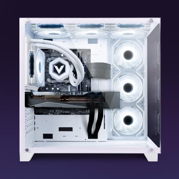 Vibox VIII-7 Gaming PC • Intel Core i9 12900KF 16-Kern • Nvidia RTX 5070 Ti 16GB • 32GB RAM • 1TB NVMe SSD • Windows 11 • WLAN 6 + Bluetooth 5.4 Weiß 1 TB 32 GB Nvidia GeForce RTX 5070 Ti Windows 11 Home Bild 2
