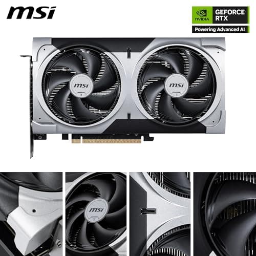 MSI GeForce RTX 5060 Ti 16G Ventus 2X OC Plus - 16GB GDDR7 (28Gbps/128-bit), PCIe 5, Boost: 2602 MHz, HDMI 2.1b, DisplayPort 2.1b, Extra Core-Pipes Bild 4
