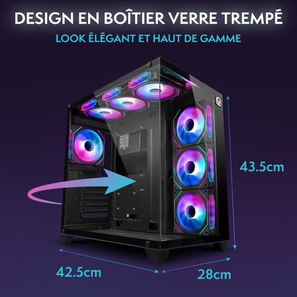 Vibox VIII-23 Gaming PC • Intel Core i9 12900KF 16-Kern • Nvidia RTX 5070 Ti 16GB • 32GB RAM • 1TB NVMe SSD • Windows 11 • WLAN 6 + Bluetooth 5.4 Schwarz 1 TB 32 GB RTX 5070 Ti Windows 11 Home Bild 6