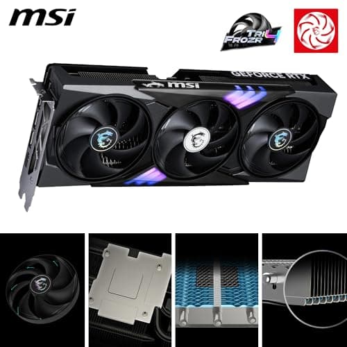 MSI GeForce RTX 5060 Ti 8G Gaming Trio OC - 8 GB GDDR7 (28Gbps/128-bit), PCIe 5, Boost: 2647 MHz, HDMI 2.1b, DisplayPort 2.1b Bild 8