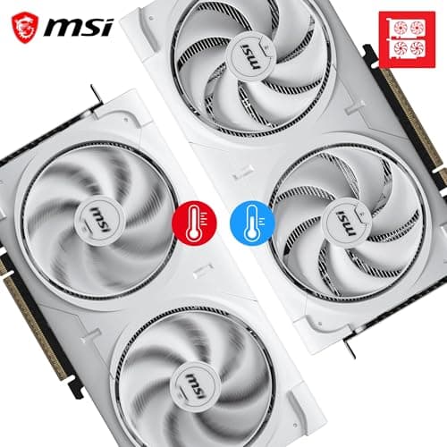 MSI GeForce RTX 5060 Ti 16G Ventus 2X OC White - 16GB GDDR7 (28Gbps/128-bit), PCIe 5, Boost: 2602 MHz, HDMI 2.1b, DisplayPort 2.1b Bild 6