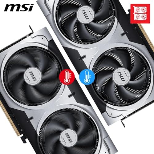 MSI GeForce RTX 5060 Ti 16G Ventus 2X OC Plus - 16GB GDDR7 (28Gbps/128-bit), PCIe 5, Boost: 2602 MHz, HDMI 2.1b, DisplayPort 2.1b, Extra Core-Pipes Bild 6