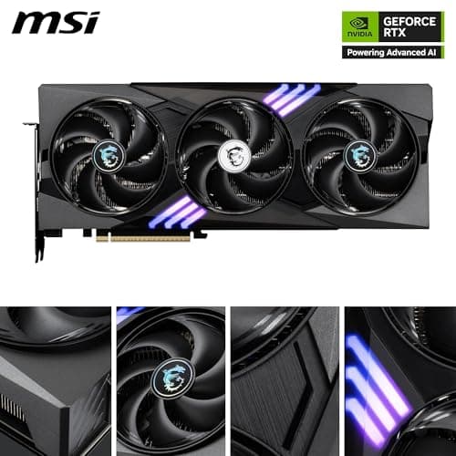 MSI GeForce RTX 5070 12G Gaming Trio OC - 12GB GDDR7 (28Gbps/192-bit), PCIe 5, Boost: 2610 MHz, HDMI 2.1b, DisplayPort 2.1b Bild 4