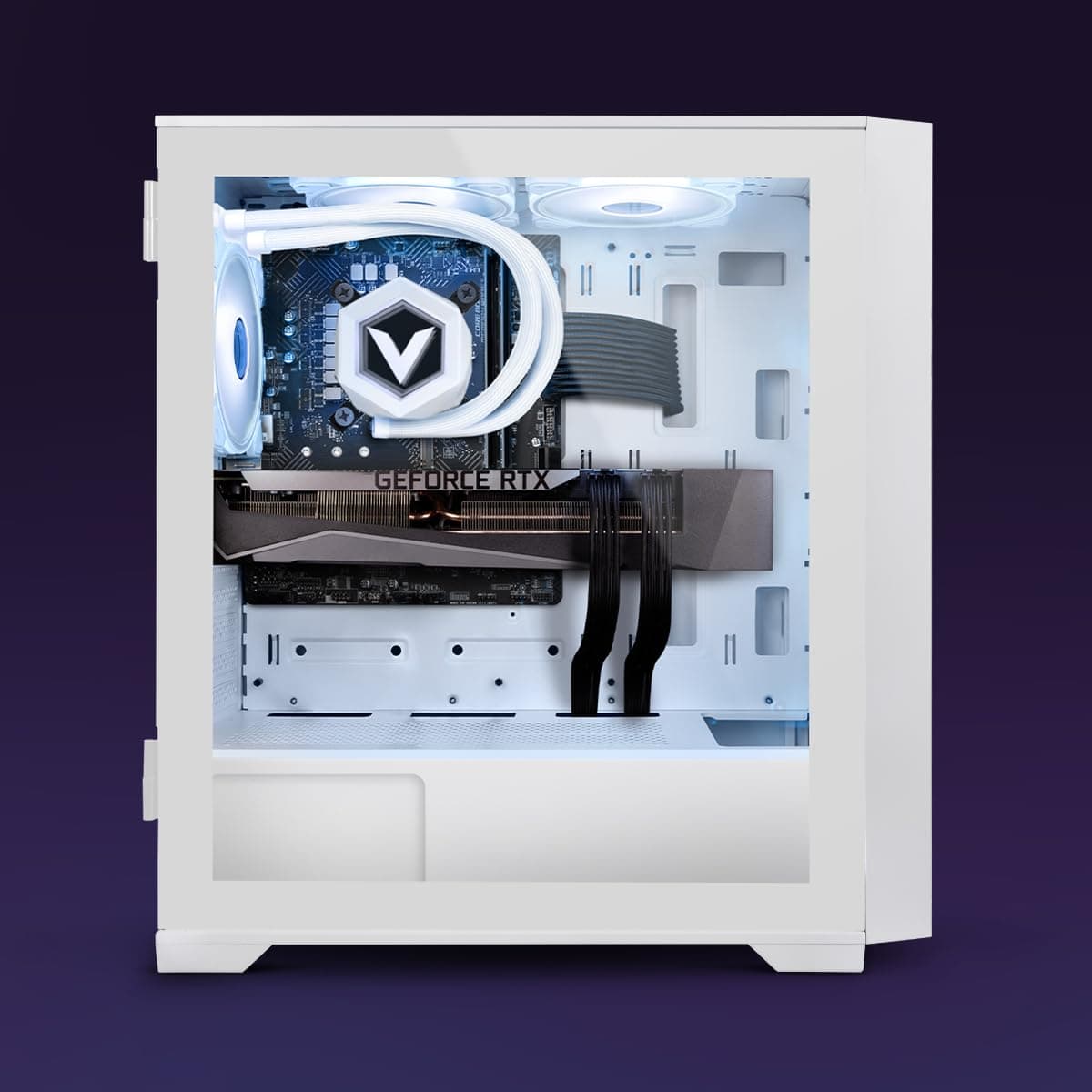 Vibox VIII-15 Gaming PC • Intel Core i9 12900KF 16-Kern • Nvidia RTX 5070 Ti 16GB • 32GB RAM • 1TB NVMe SSD • Windows 11 • WLAN 6 + Bluetooth 5.4 Weiß 1 TB 32 GB RTX 5070 Ti Windows 11 Home Bild 2