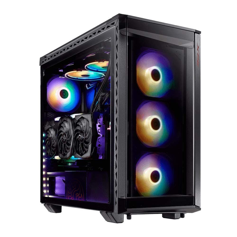 ADATA XPG Battlecruiser Super Mid-Tower ATX Gaming-Gehäuse, Schwarz Bild 2