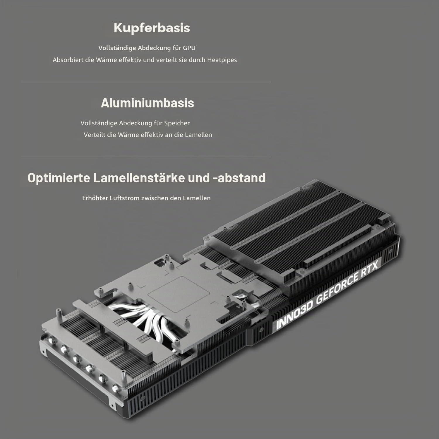 INNO3D NVIDIA GeForce RTX 5070 Ti X3 OC 16GB GDDR7 Gaming Graphics Card (Triple Fan, 2 Slot, Reflex 2 RTX AI DLSS4) Bild 7
