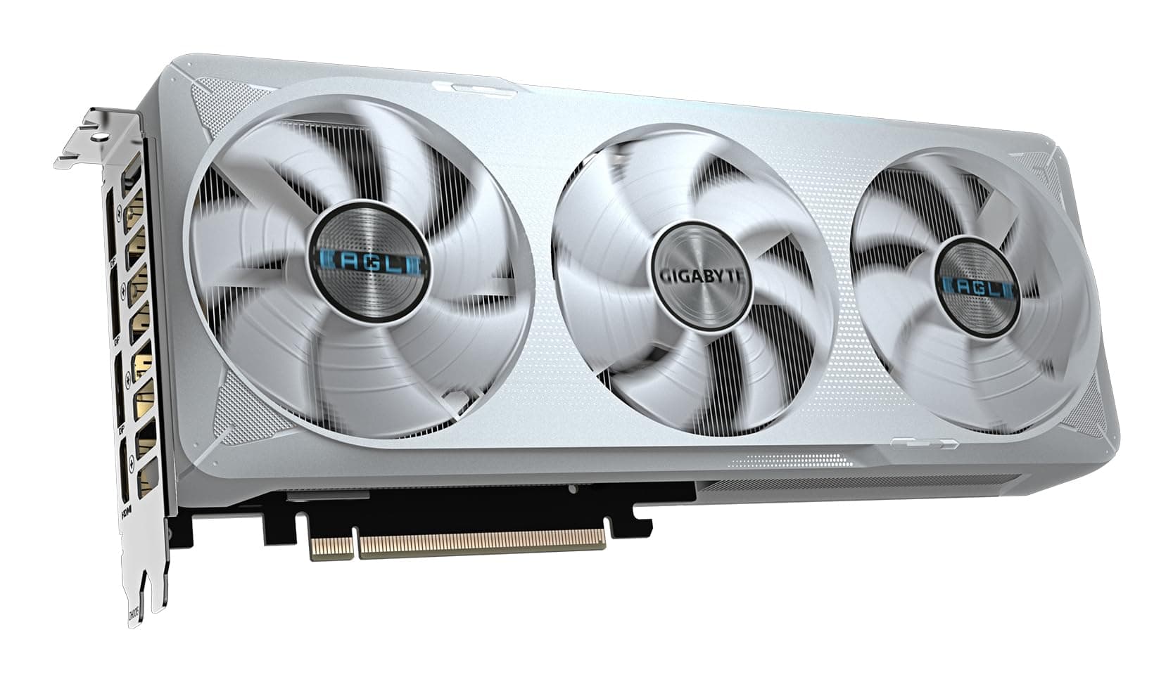 Gigabyte GeForce RTX 5070 Eagle OC Ice SFF 12G Grafikkarte - 12GB GDDR7, 192 Bit, PCI-E 5.0, 2587 MHz Core Clock, 3 x DP 2.1a, 1 x HDMI 2.1b, NVIDIA DLSS 4, GV-N5070EAGLEOC ICE-12GD Bild 8