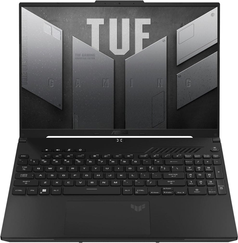 ASUS TUF Gaming A16 Laptop | 16 Zoll FHD+ 165Hz 100% sRGB | AMD 8-Core Ryzen 7 7735HS | 16GB DDR5 512GB SSD | Radeon RX7700S 8GB Grafik (>RTX4060) | Hintergrundbeleuchtetes USB-C USB4 Win11Pro Schwarz 16GB DDR5 | 512GB SSD Bild 3