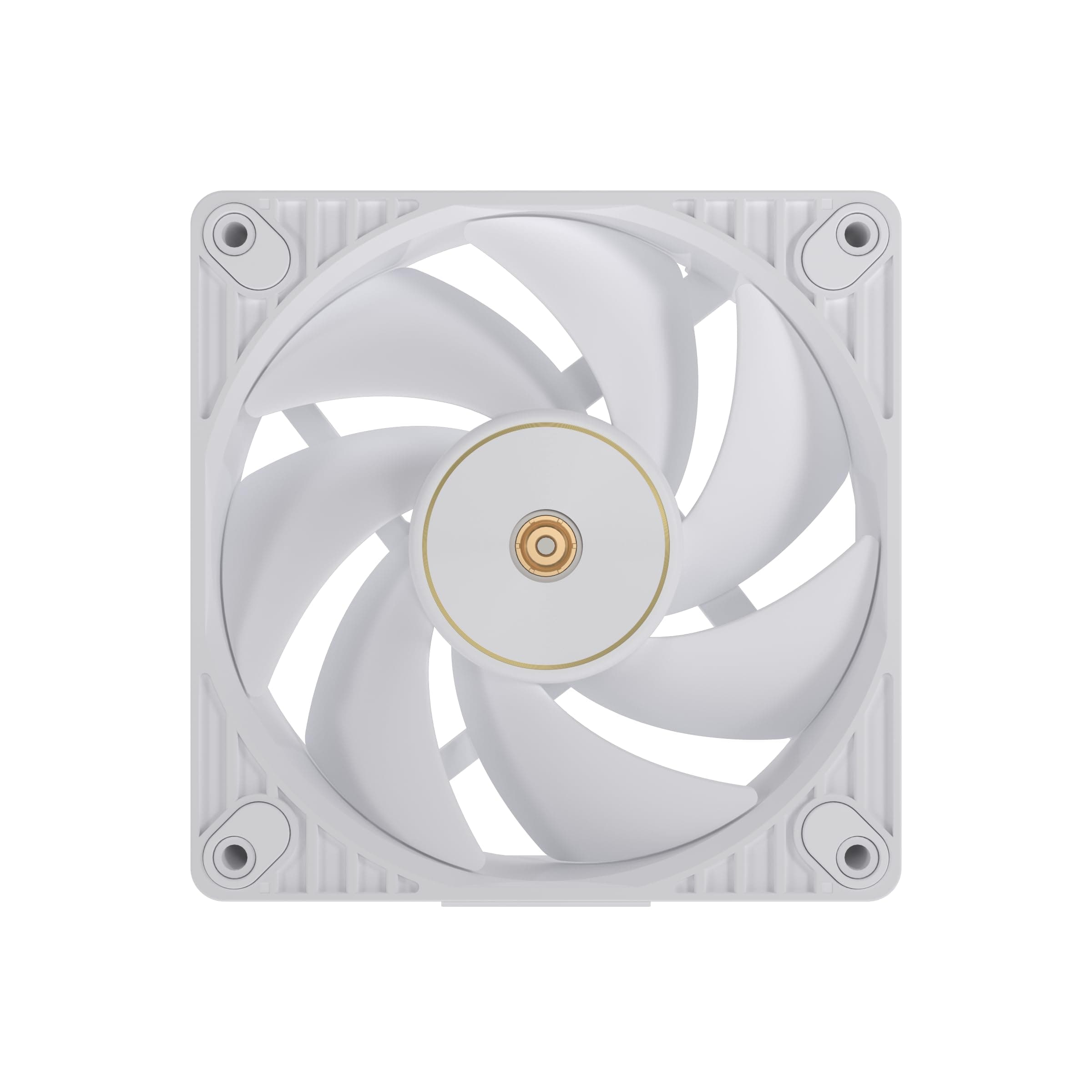 ASUS ProArt PF120 Triple Pack PMW-Ventilatoren mit 120 mm, hohe Leistung, 28 mm Rahmen, LCP-Flügel, leiser Betrieb, Präzisionstechnik, Kettenverbinder, Weiß Bild 5