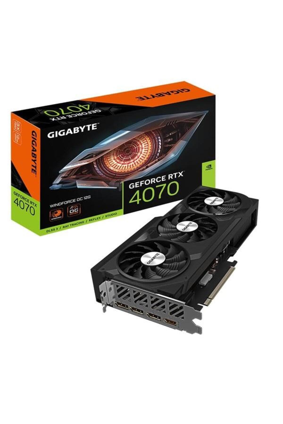 GIGABYTE GeForce RTX 4070 WINDFORCE OC 12GB Graphics Card - 12GB DDRX6 21Gbps, PCI-E 4.0, DisplayPort 1.4, HDMI 2.1a, NVIDIA DLSS 3, Ada Lovelace Arch, GV-N4070WF3OC-12GD Bild 2