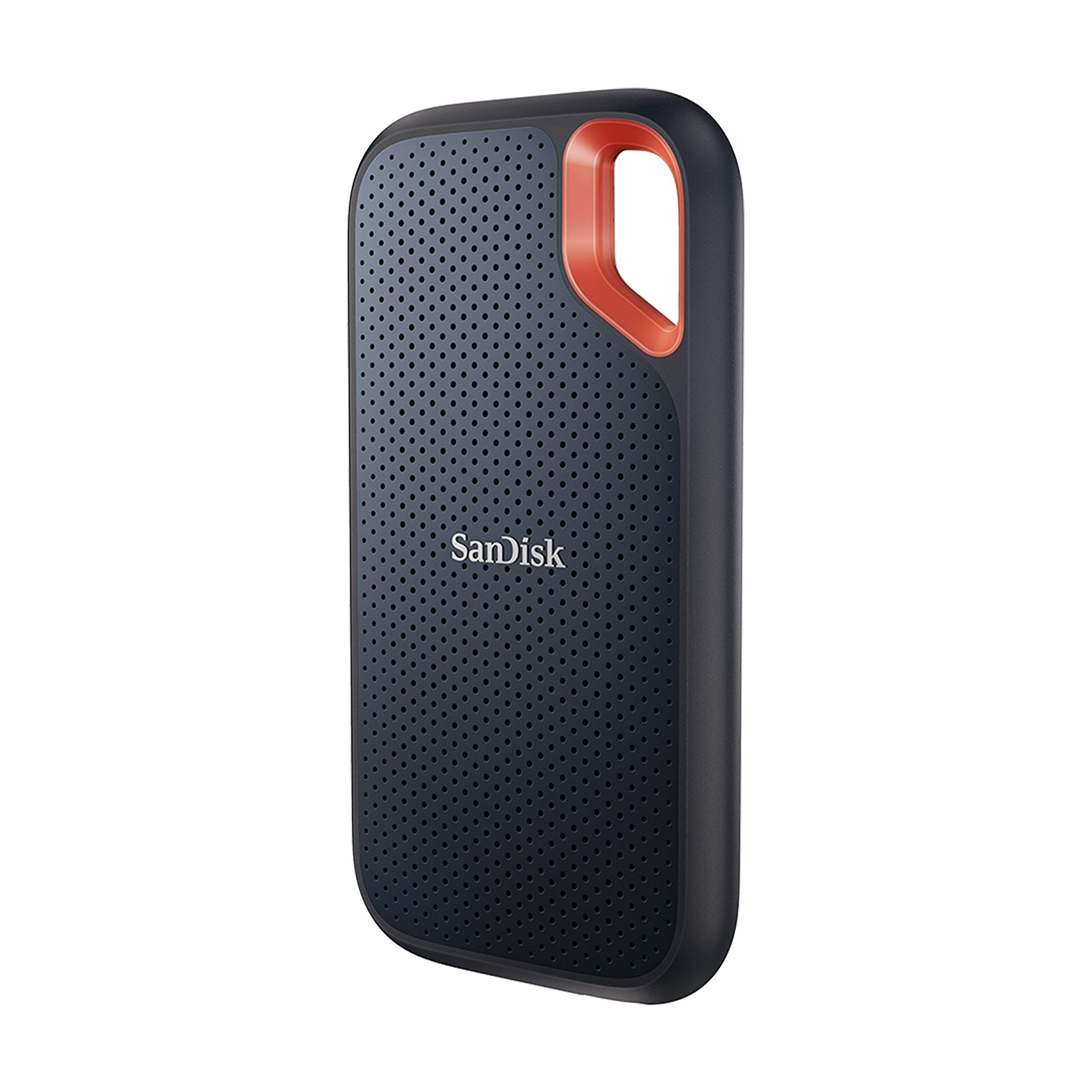 SANDISK Extreme Portable SSD 2 TB (tragbare NVMe SSD, USB-C, bis zu 1.050 MB/s Lesen, bis zu 1.000 MB/s Schreiben, Wasser- und staubbeständig) Schwarz 2. Portable 1.050MB/s 2 TB Schwarz