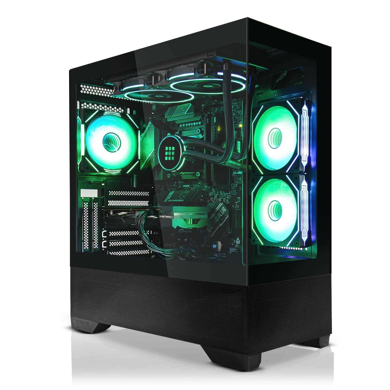 SYSTEMTREFF High-End Gaming PC Intel Core i9-12900KF 8x5.2GHz | AMD Radeon RX 9070 XT 16GB DX12 | 1TB M.2 NVMe | 32GB DDR5 RAM | Windows 11 | Desktop Computer Rechner für Gamer, Zocker & Streamer