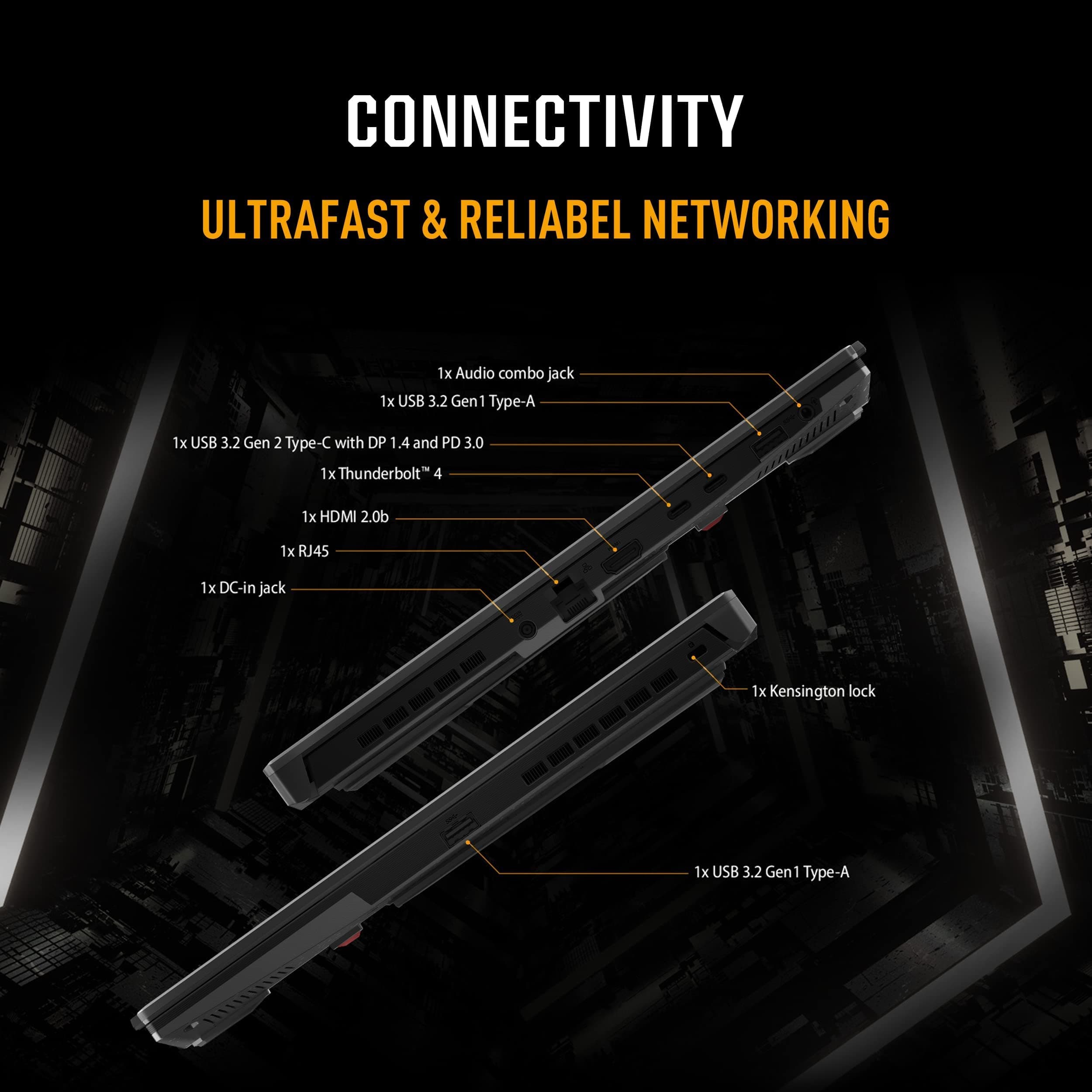 ASUS TUF Dash 15 (2022) Gaming Laptop, 15.6 144Hz FHD Display, Intel Core i7-12650H, GeForce RTX 30;US Layout Intel Core i7-12650H 16 GB 512 GB RTX 3060 Bild 5