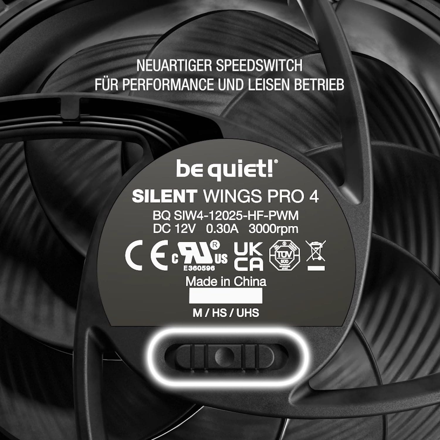 be quiet! Silent Wings 4 120mm Lüfter, optimierte Lüfterblätter, außergewöhnlich hohe Performance, maximaler Luftdruck, nahezu unhörbar, 6-Pol-Lüftermotor, Fluid-Dynamic-Lager Bild 7