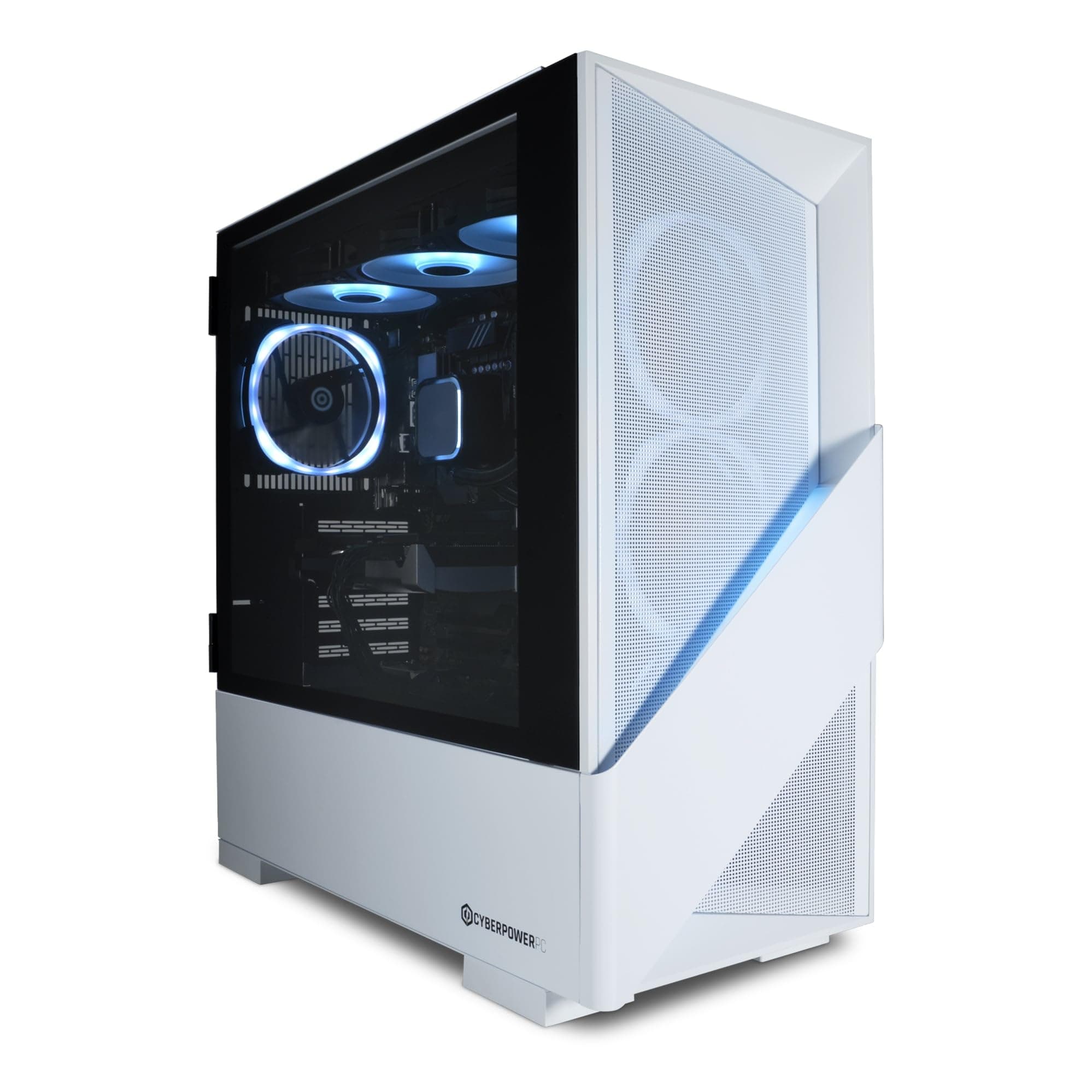 CYBERPOWERPC Luxe Gaming PC - Intel Core Ultra 7 265KF, Nvidia RTX 5060 Ti, 32GB RAM, 2TB NVMe SSD, 650W PSU, Windows 11, Liquid Cooling, Amethyst 360M Airflow White Intel Core Ultra 7 265KF , White Case Nvidia RTX 5060 Ti