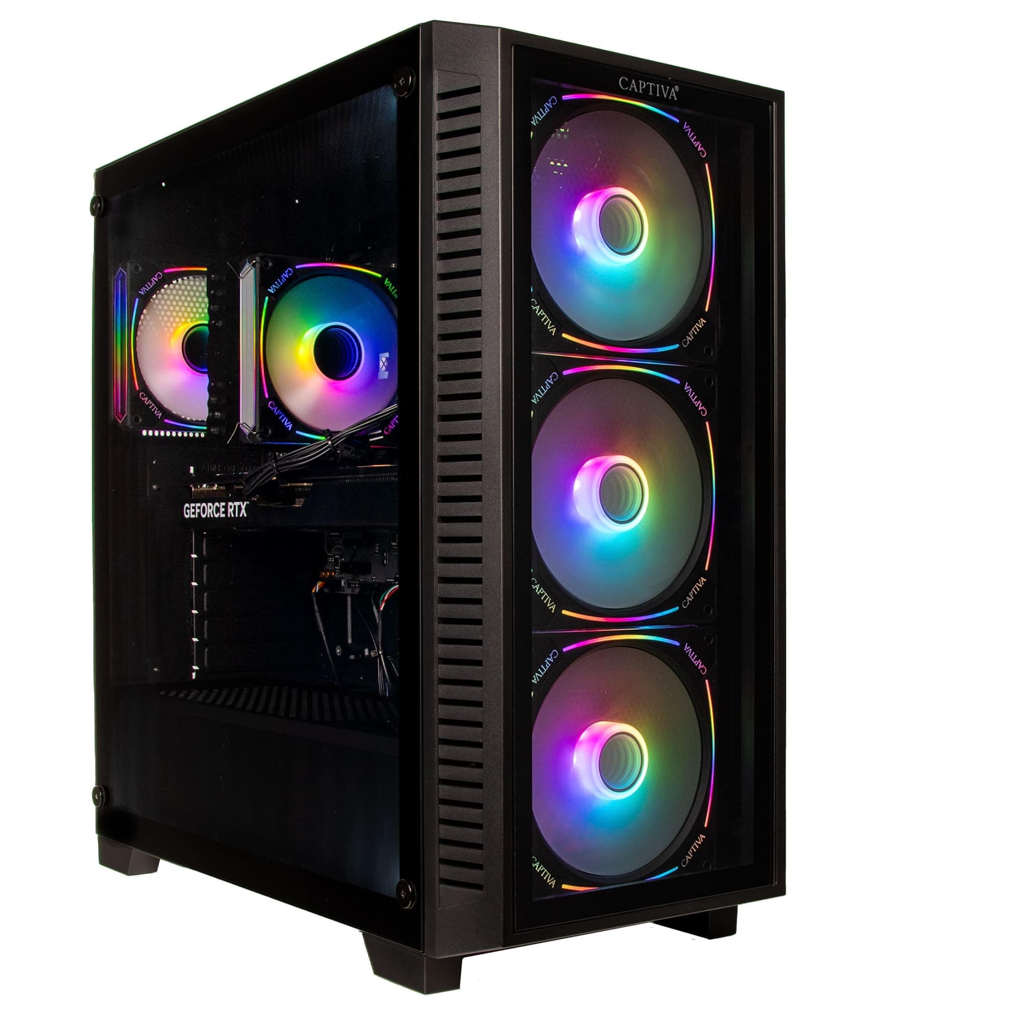 Captiva PC Advanced Gaming R91-560 | AMD Ryzen 9 7900X | 32GB DDR5 RAM | NVIDIA GeForce RTX 5060 8GB | 1 TB SSD | ohne OS ohne Betriebssystem 1000.0 GB 32.0 GB