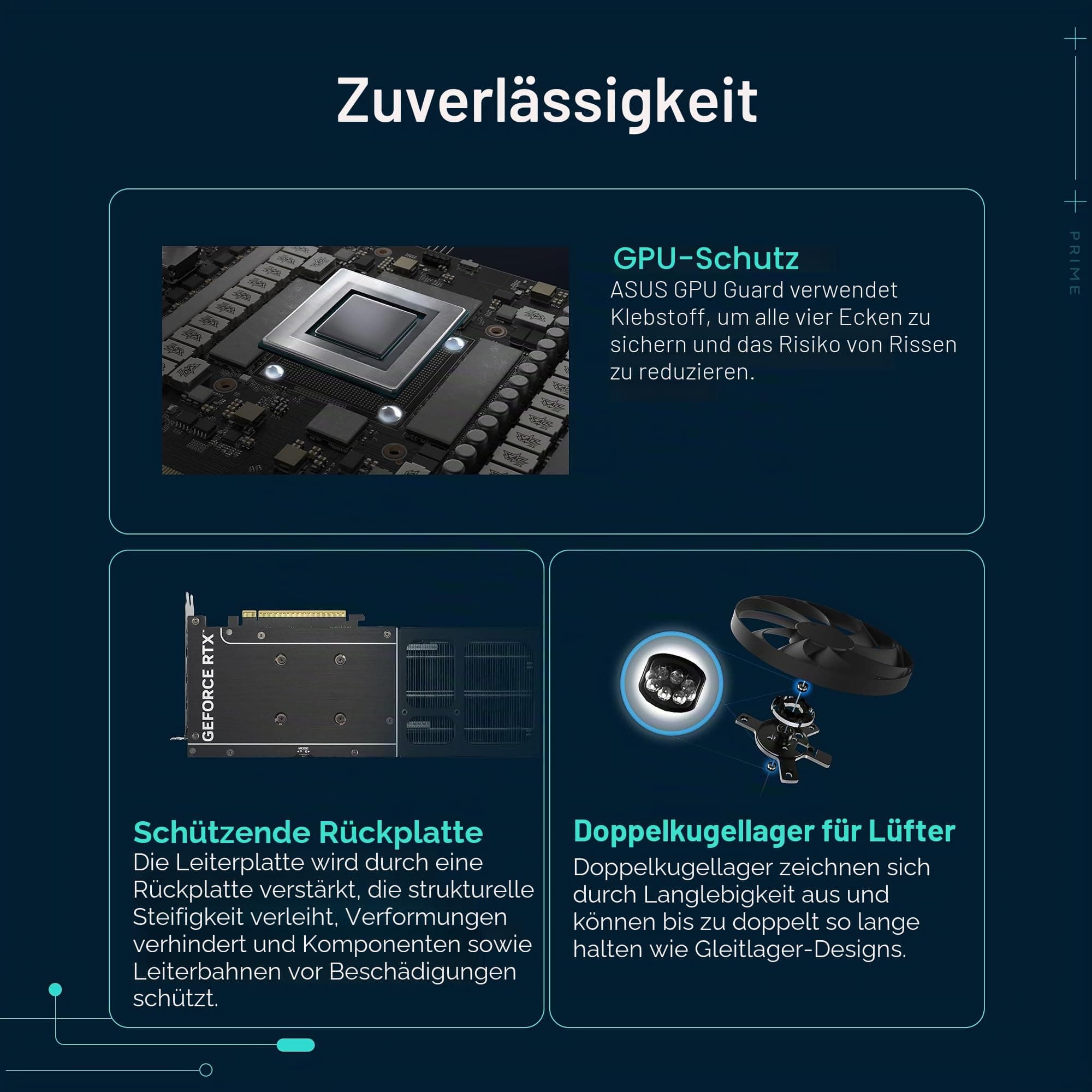 ASUS Prime GeForce RTX 5060 Ti 8GB GDDR7 Gaming Grafikkarte (Nvidia GeForce RTX5060Ti DLSS 4, 2,5-Slot Design, PCIe 5.0, 3X DisplayPort 2.1b, 1x HDMI 2.1b, PRIME-RTX5060TI-8G) Bild 7