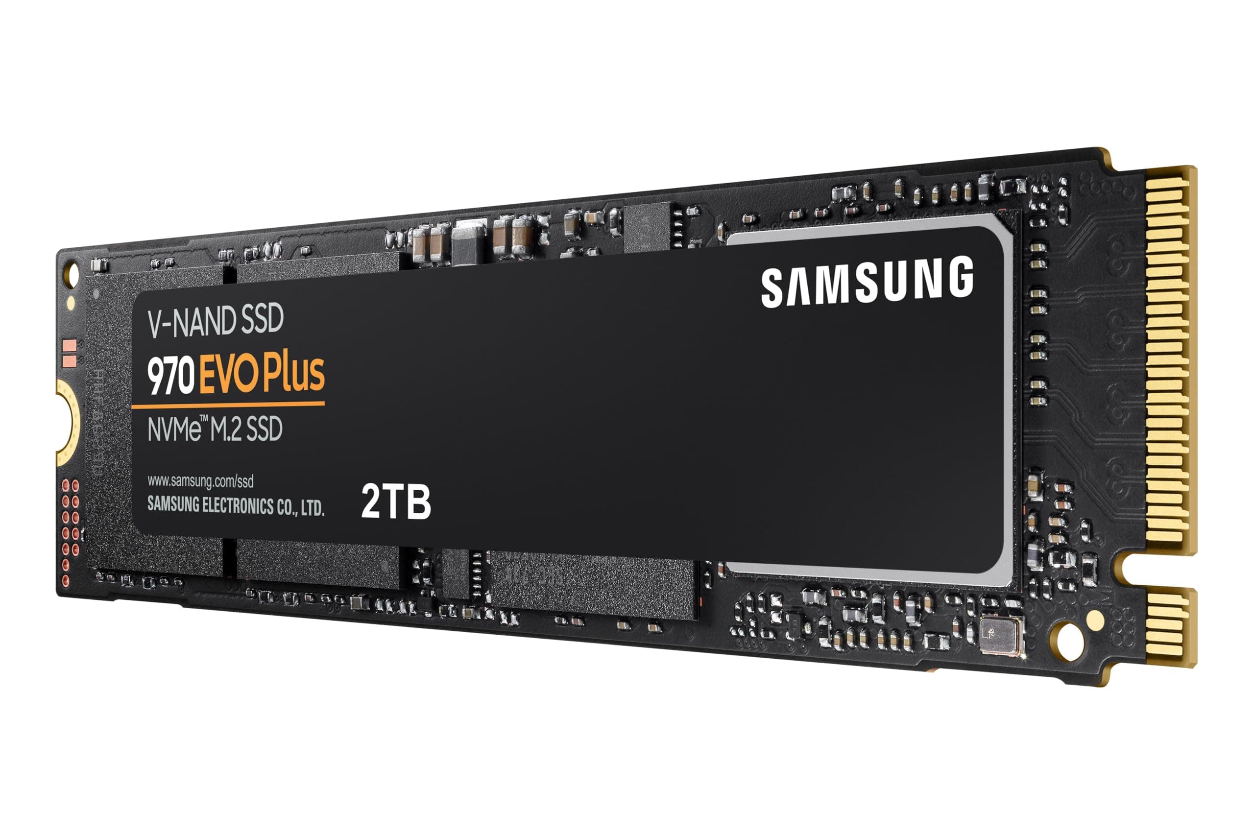 Samsung 970 EVO Plus NVMe M.2 SSD, 2 TB, PCIe 3.0, 3.500 MB/s Lesen, 3.300 MB/s Schreiben, Interne SSD für Gaming und Grafikbearbeitung, MZ-V7S2T0BW Bild 3
