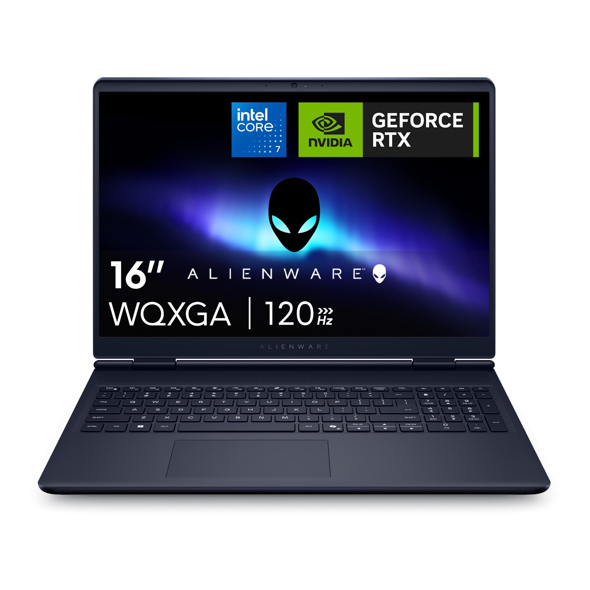 Alienware 16 Aurora Gaming Laptop AC16250 16" WQXGA 120Hz 100% sRGB Display, Intel 7 240H, NVIDIA GeForce RTX 5060, 16GB RAM, 1TB SSD, 3 Monate Game Pass, W11 Home, QWERTZ-Tastatur - 1 Jahr Garantie Intel Core 7-240H Series 2 (10 cores, up to 5.2 GHz P-Core Turbo) 16 GB 1 TB Dediziert