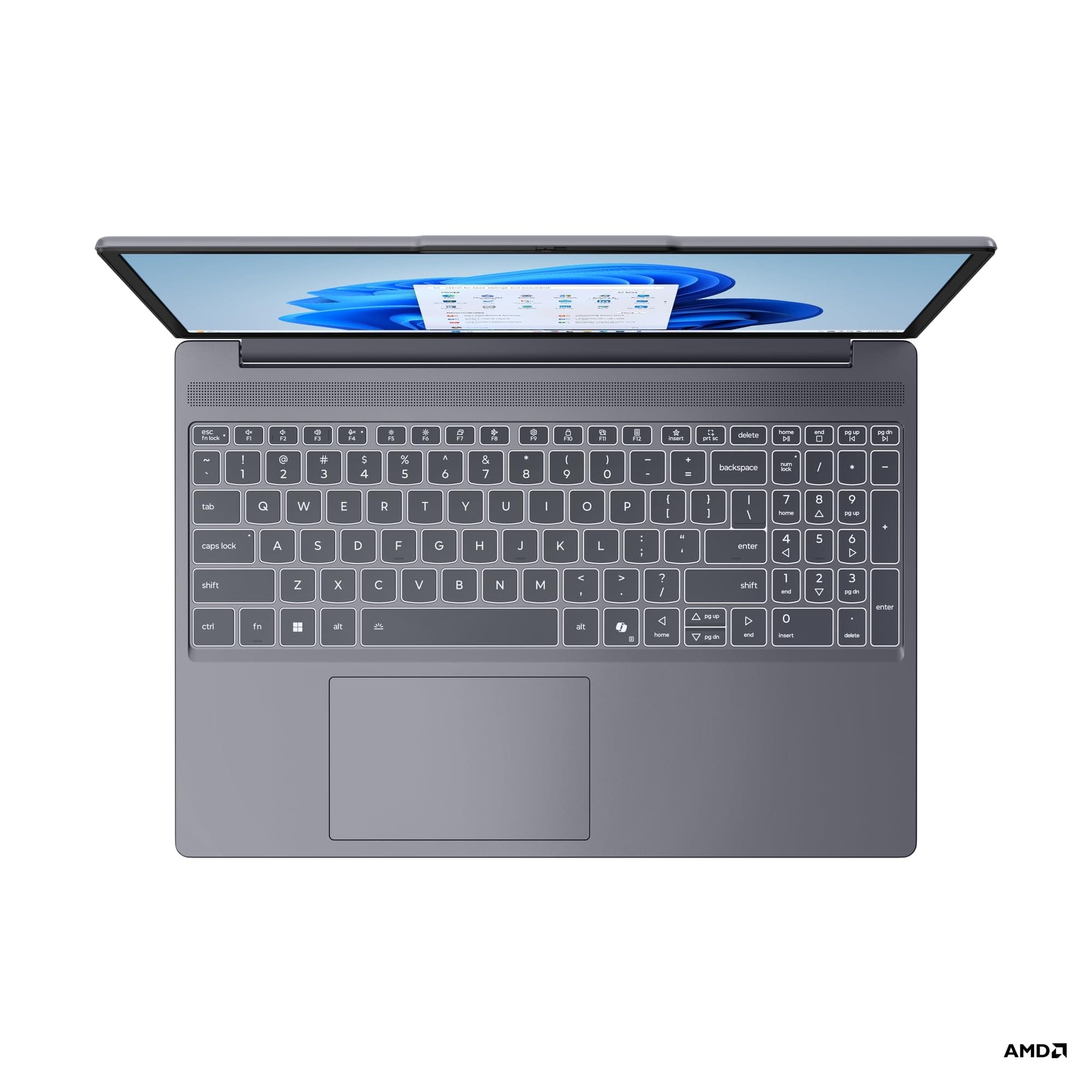 Lenovo IdeaPad Slim 3 Laptop | 15.3" WUXGA Display | AMD Ryzen 5 150 | 512GB SSD | 16GB RAM | AMD Radeon Grafik | QWERTZ | Windows 11 | Luna Grau | 3 Monate Premium Care Bild 4