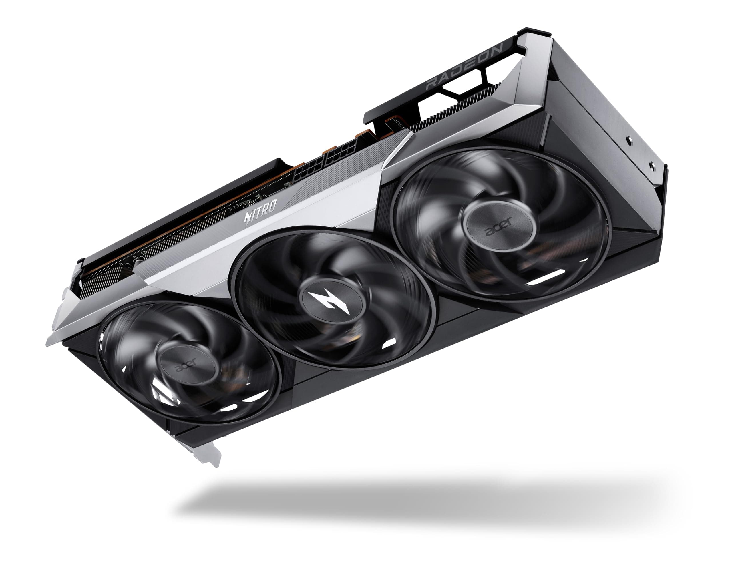 Acer Predator BiFrost Radeon RX 9070 XT OC - AMD Grafikkarte (16 GDDR6, 256 Bit, PCIe 5.0 x16, 1x HDMI 2.1a 3X DP 2.1) 3X FrostBlade 4.0, 3x8 pin, Slot Space: 2.6 Bild 7