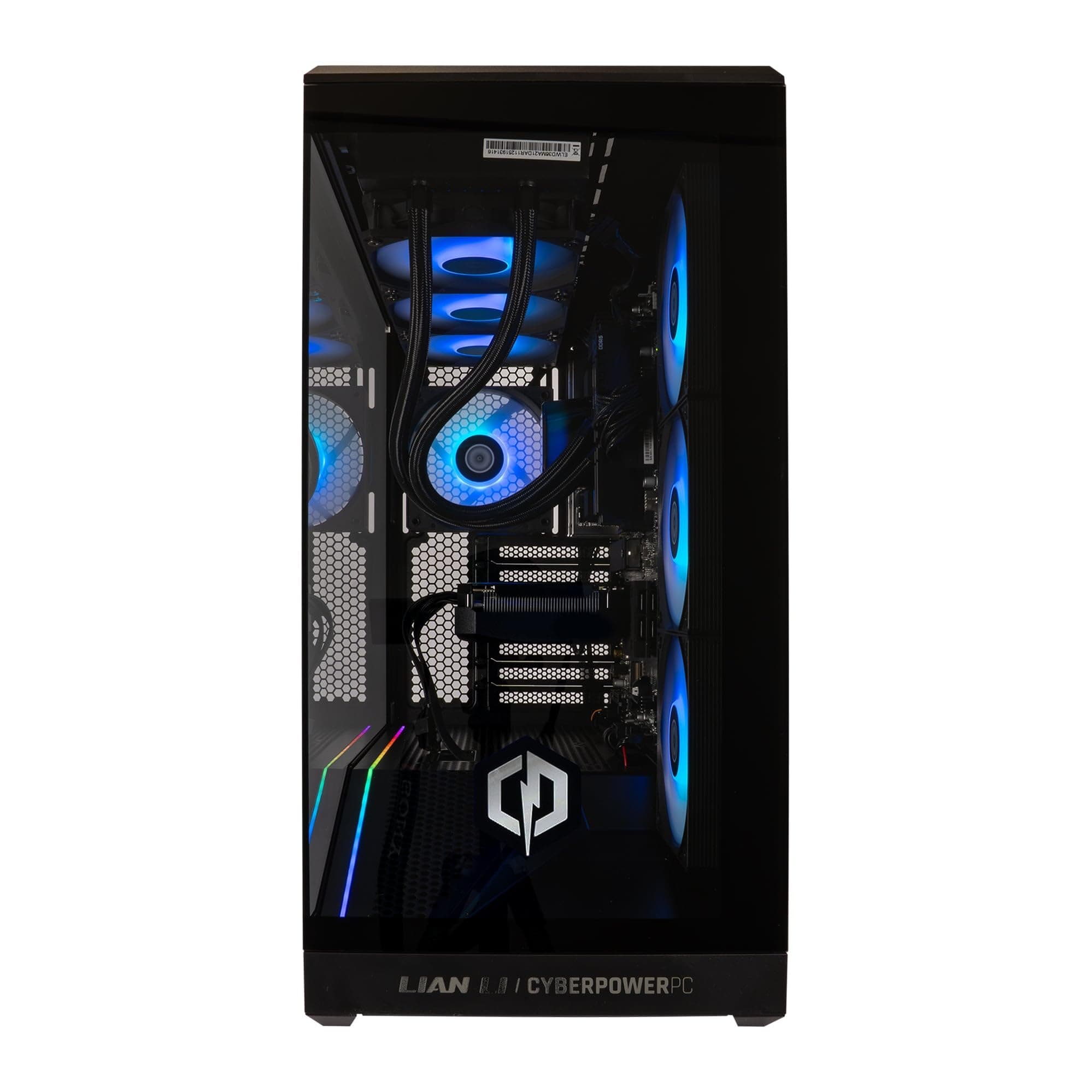 CYBERPOWERPC Luxe Gaming PC - Intel Core i7 12700KF, Nvidia RTX 5070, 32GB RAM, 1TB NVMe SSD, 650W PSU, Windows 11, Liquid Cooling, V100R Intel Core i7 12700KF Nvidia RTX 5070 Bild 4