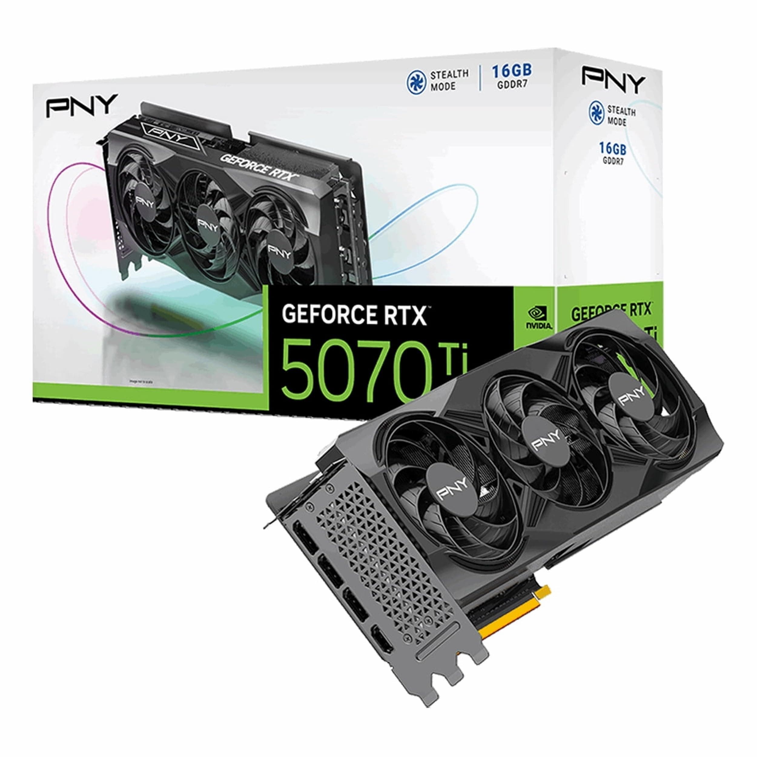 PNY GeForce RTX 5070 Ti 16GB GDDR6X 256-Bit, DLSS 4, Ray Tracing, PCIe 5.0, 4K Ultra Gaming Grafikkarte - VCG5070T16TFXPB1 Bild 2