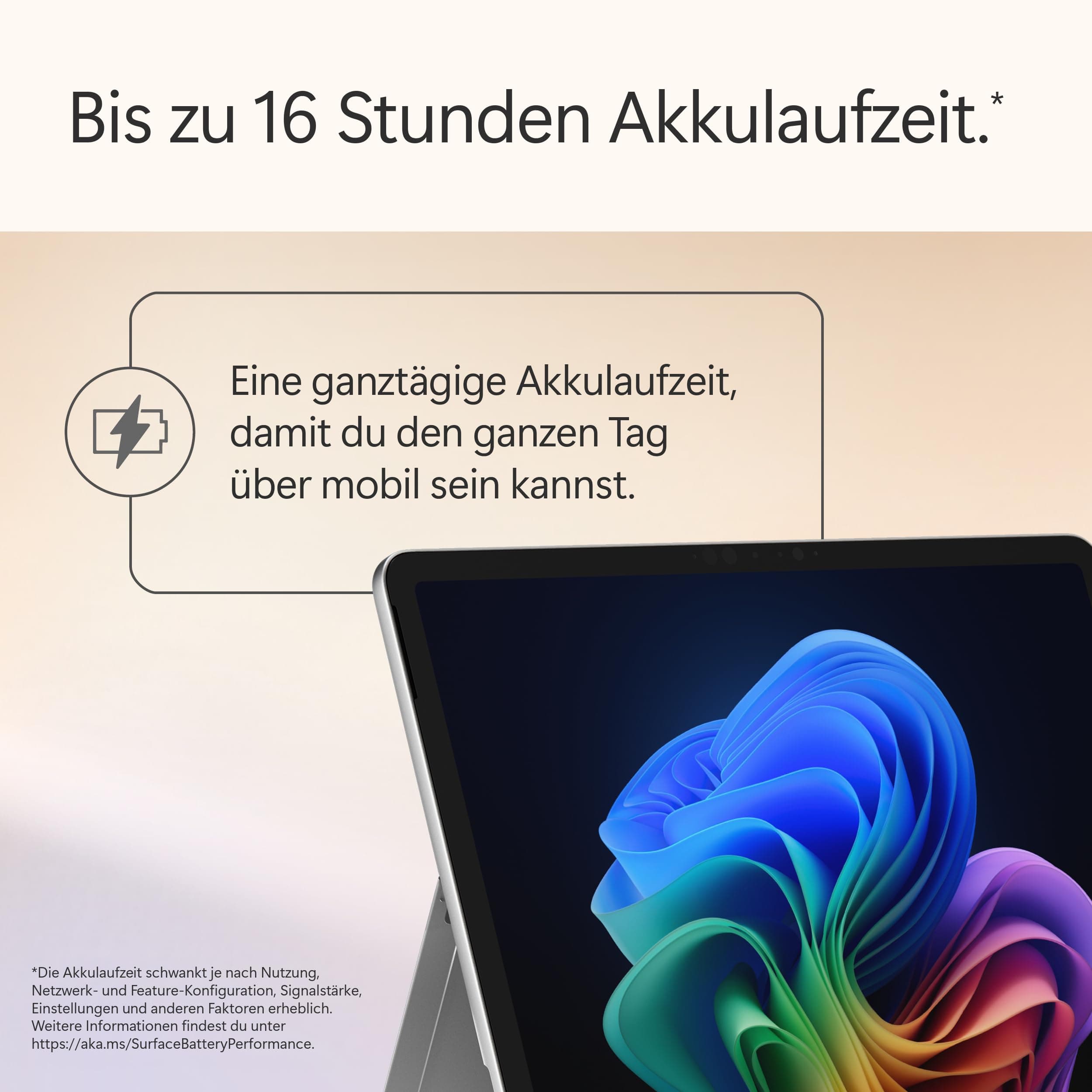 Microsoft Surface Pro | Copilot+ PC | 12” LCD Touchscreen | Snapdragon® X Plus | 16GB RAM | 512GB Speicher | Neuestes Modell | Platin Snapdragon X Plus (8-Kern) | 12'' LCD Touchscreen 16GB RAM | 512GB Speicher Platin Bild 3