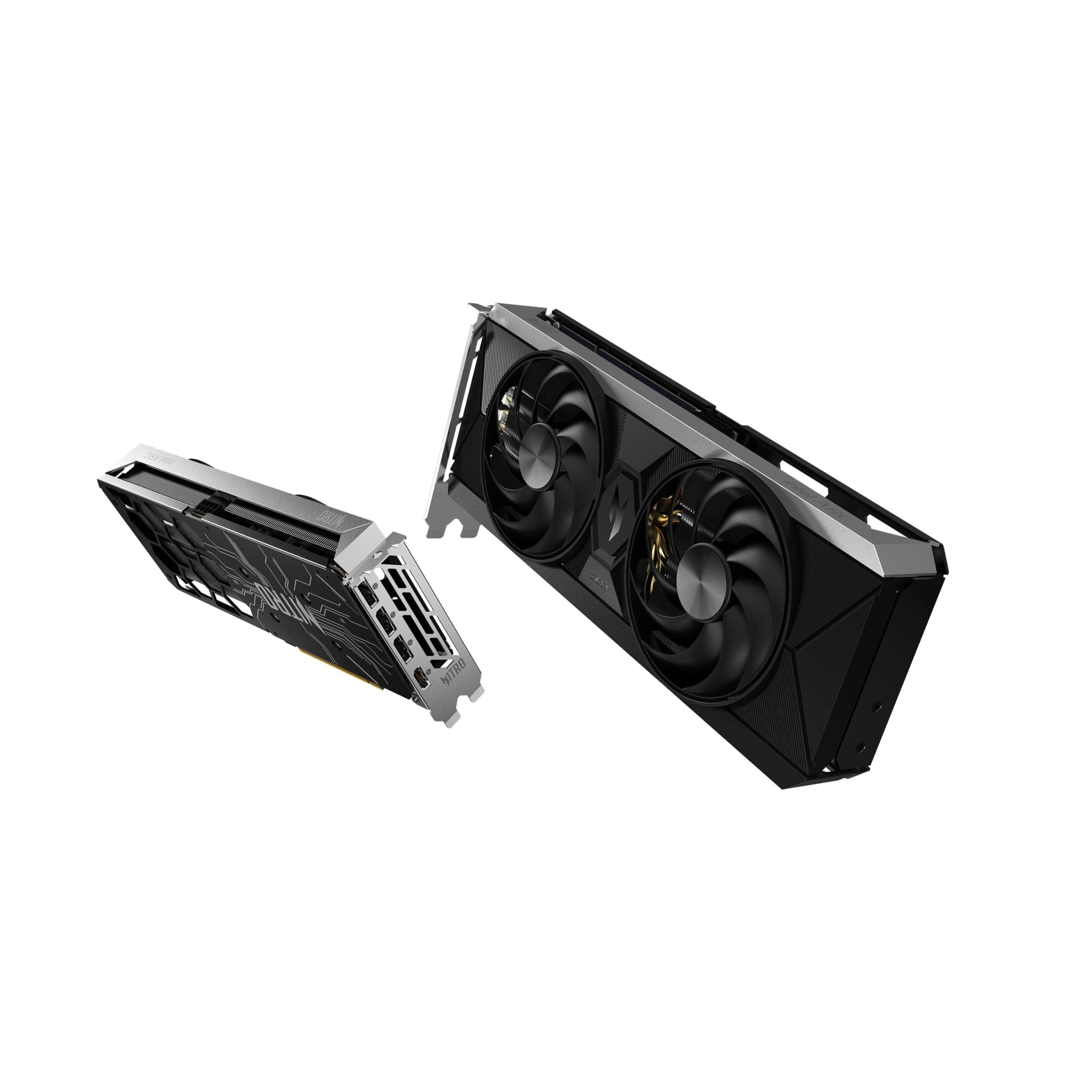 Acer Nitro Intel Arc B580 - Intel Grafikkarte (12 GDDR6, 192 Bit, PCIe 4.0 x8, 1x HDMI 2.1 3X DP 2.1) 2X Nitro FrostBlade, 1x8 pin, Slot Space: 2 Bild 7