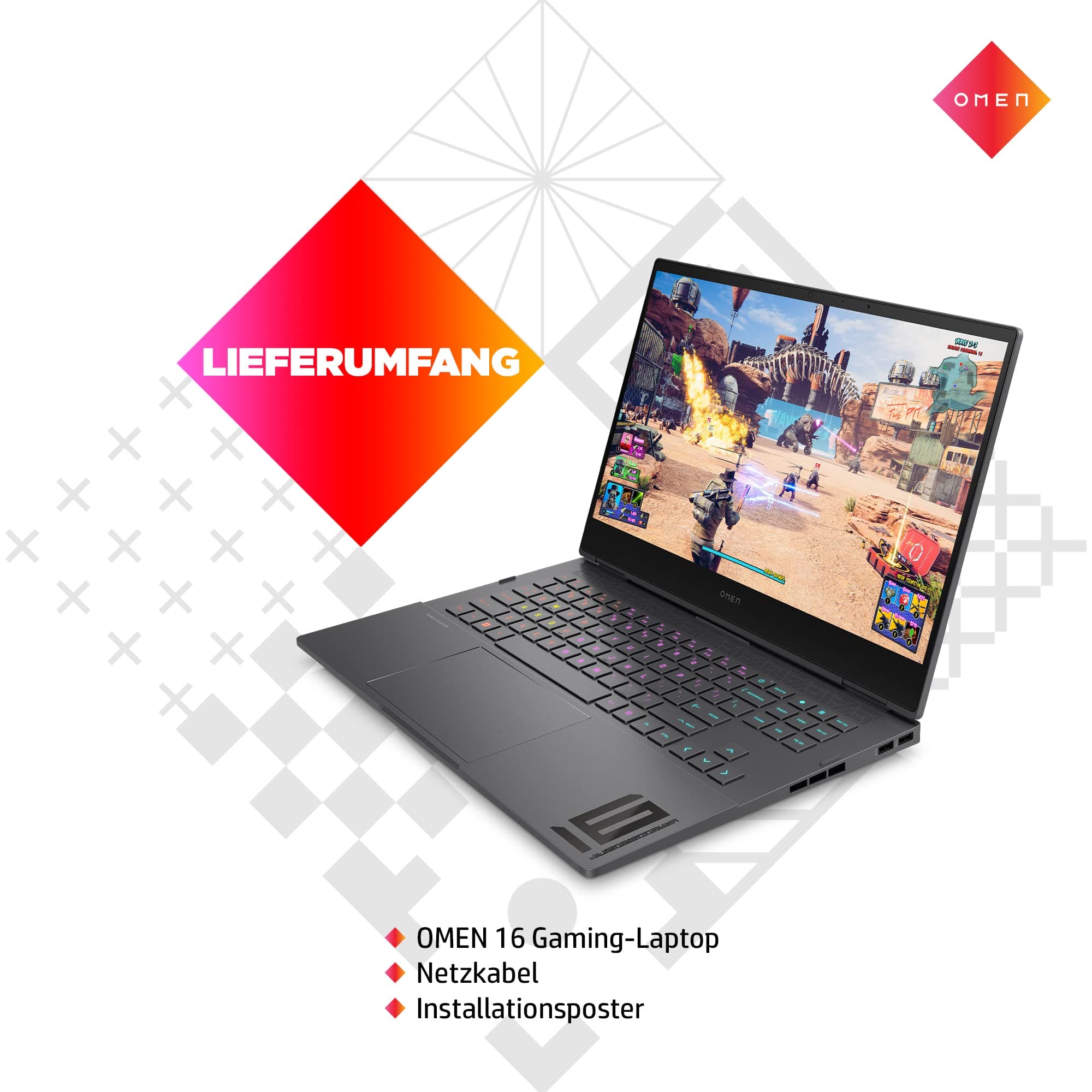 OMEN Gaming Laptop | 16,1" FHD IPS 144Hz Display | AMD Ryzen 7 6800H | 16 GB DDR5 RAM | 512 GB SSD | NVIDIA GeForce RTX 3070Ti | Windows 11 | 4-Zonen QWERTZ Tastatur mit RGB Beleuchtung | Mica Silver AMD Ryzen 7 6800H NVIDIA GeForce RTX 3070Ti FHD Display 144 Hz Bild 7