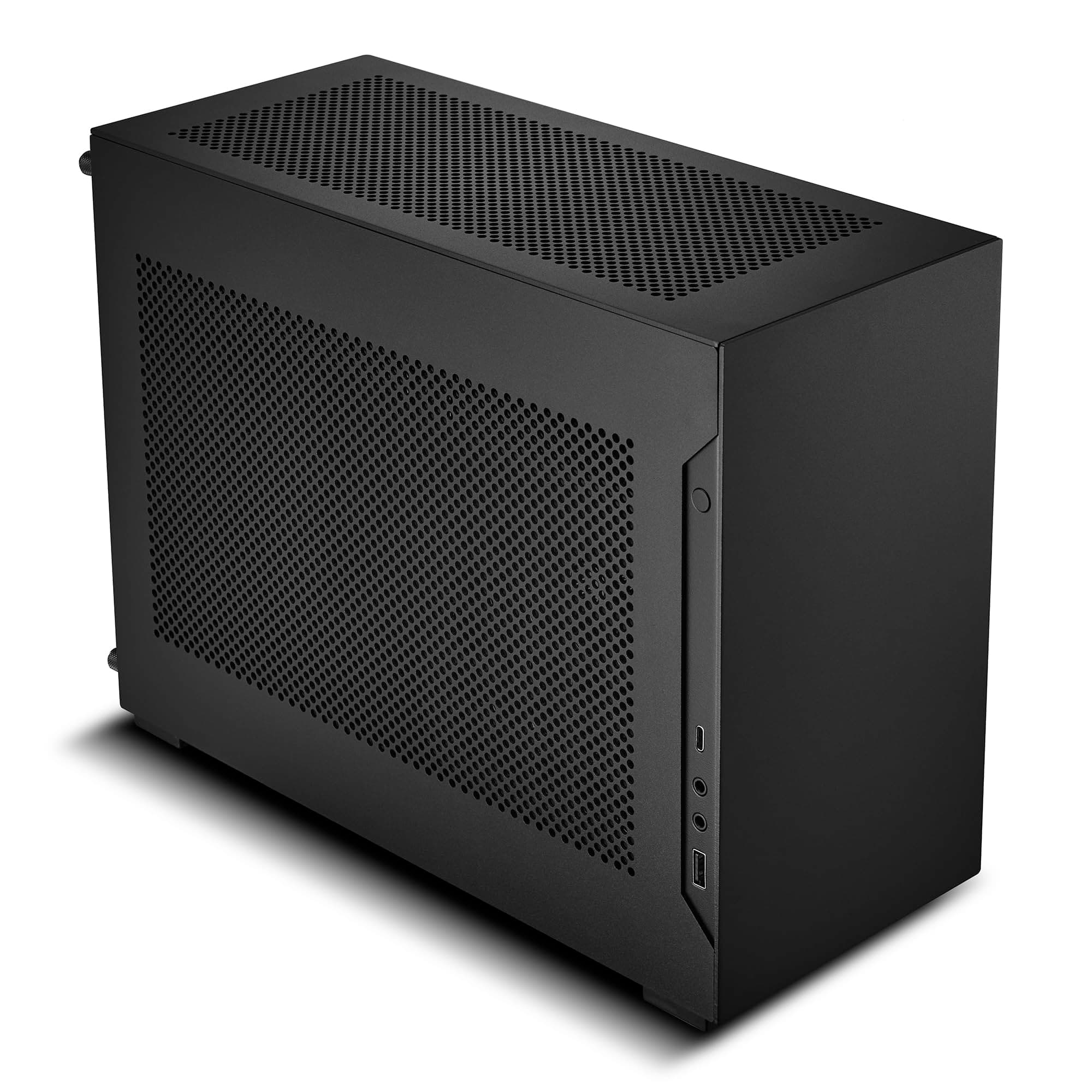 Lian Li DAN Cases A4-H2O Mini-ITX Gaming PC Gehäuse Schwarz | Kompaktes SFF Case aus Aluminium & Stahl mit PCIe 5.0 Riserkabel Bild 3
