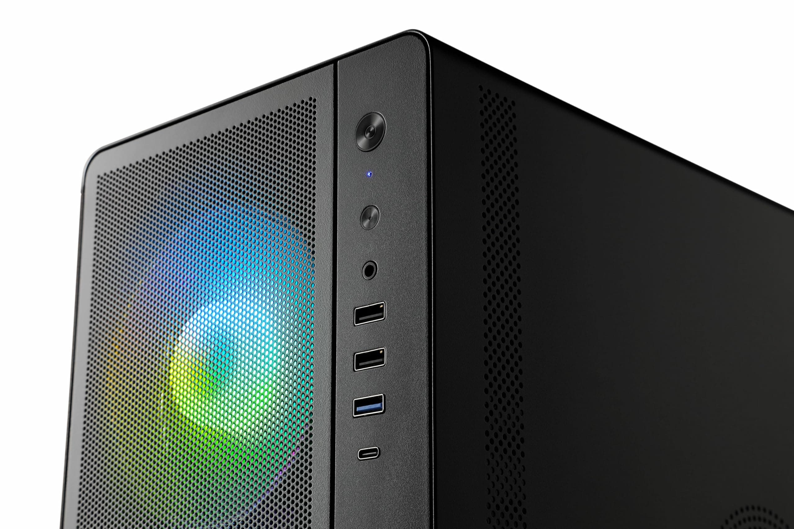 Gaming PC mit Windows 11 Pro | AMD Ryzen 7 5700 8X 3.7 GHz | RTX 5060 | 1000 GB M.2 NVMe | 16 GB DDR4 RAM | Computer für Zocker, Gamer Desktop Rechner zum Spielen | A16002 Bild 2